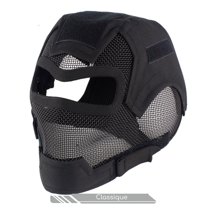 Masque d'arbitre léger, masque de receveur de baseball - Masque de protection intégral réglable - de receveur de baseball en acier creux traditionnel à ajustement confortable pour softball Masque d'arbitre léger, masque de receveur de baseball - Masque de protection intégral réglable - de receveur de baseball en acier creux traditionnel à ajustement confortable pour softball