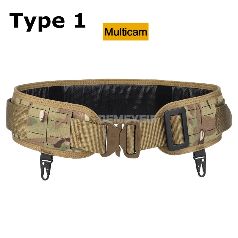Ceinture tactique MOLLE réglable à boucle rapide