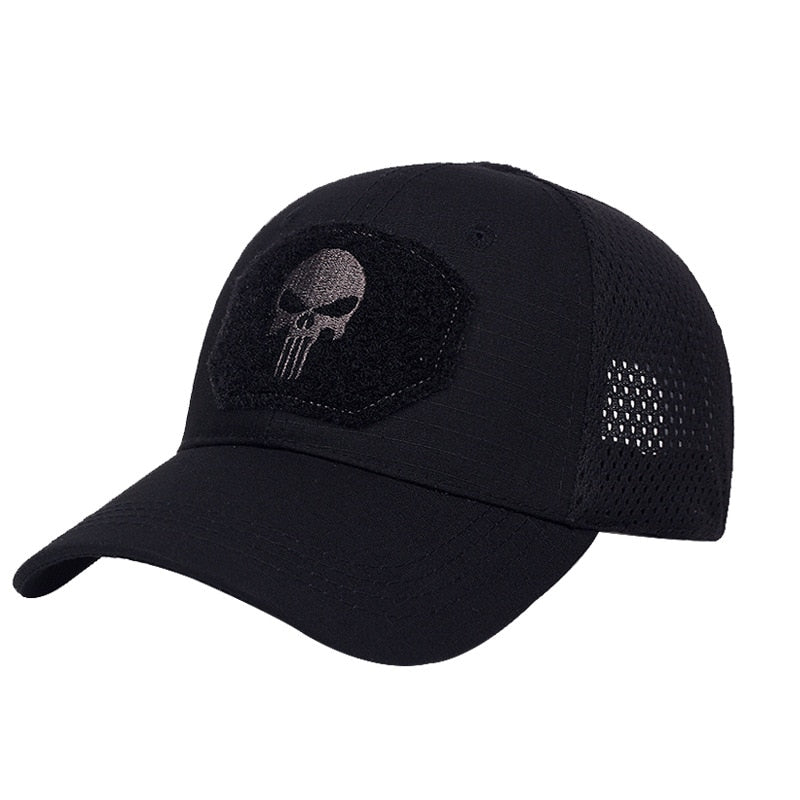 Casquette tactique motif tête de mort