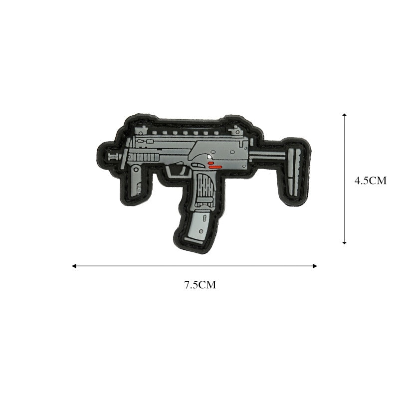 Patchs tactiques à dos auto-agrippant – Plusieurs motifs