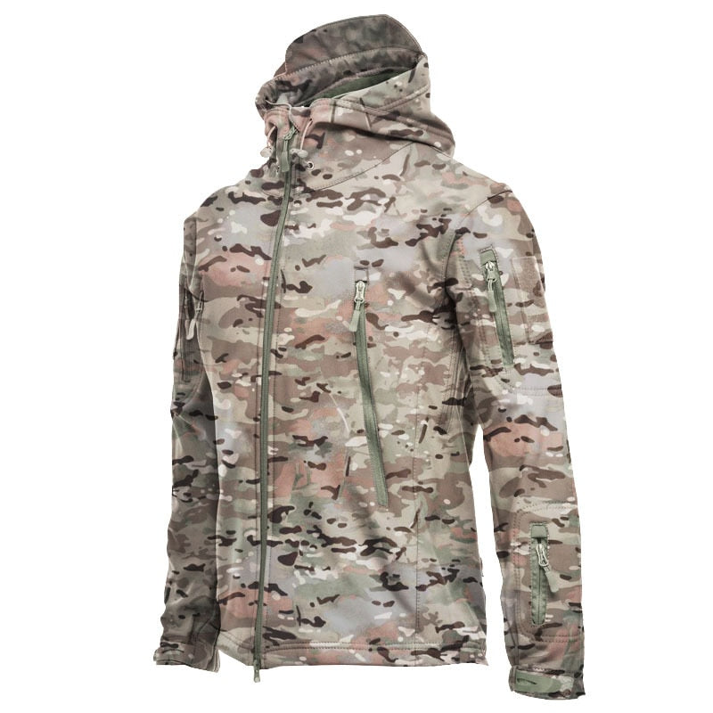 Veste Softshell imperméable à capuche – Multipoches